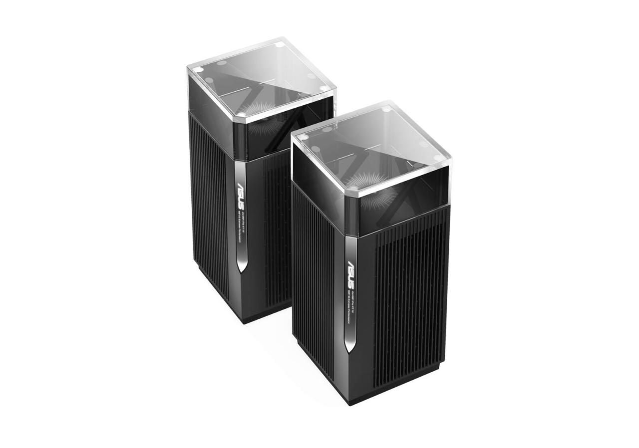 4711081359920 - 0 ASUS ZenWiFi Pro XT12 - 2er Set AX11000 Tri-Band WiFi 6 Mesh System kombinierbarer Router (Dual 5GHz 160MHz Band duale