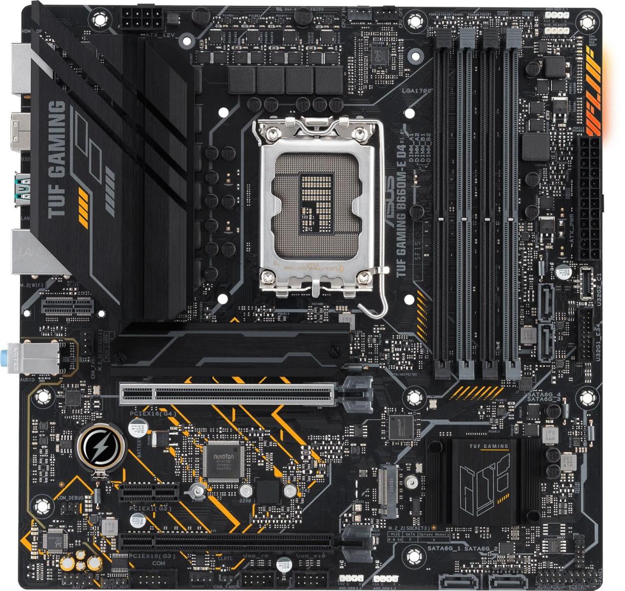 4711081507697 - TUF GAMING B660M-E D4 Mainboard Sockel (PC) Intel® 1700 Formfaktor (Details) Micro-ATX Mainboard-Chipsatz Intel® B660