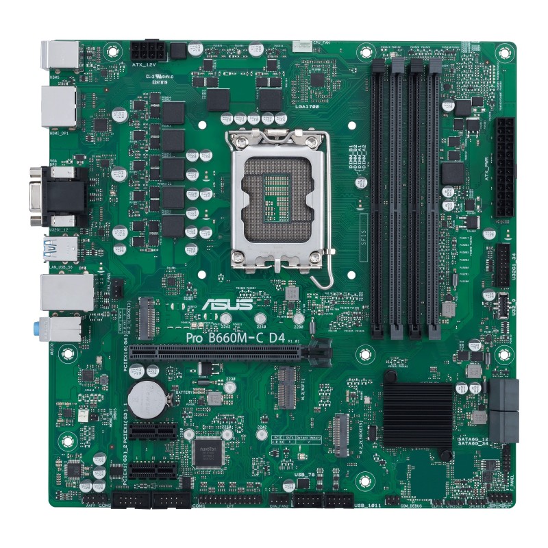 4711081509431 - PRO B660M-C D4-CSM Mainboard Sockel (PC) Intel® 1700 Formfaktor (Details) Micro-ATX Mainboard-Chipsatz Intel® B660