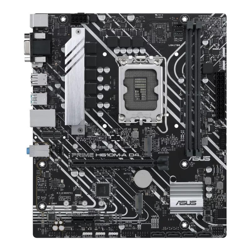 4711081514442 - PRIME H610M-A D4-CSM Mainboard Sockel (PC) Intel® 1700 Formfaktor (Details) Micro-ATX Mainboard-Chipsatz Intel® H610