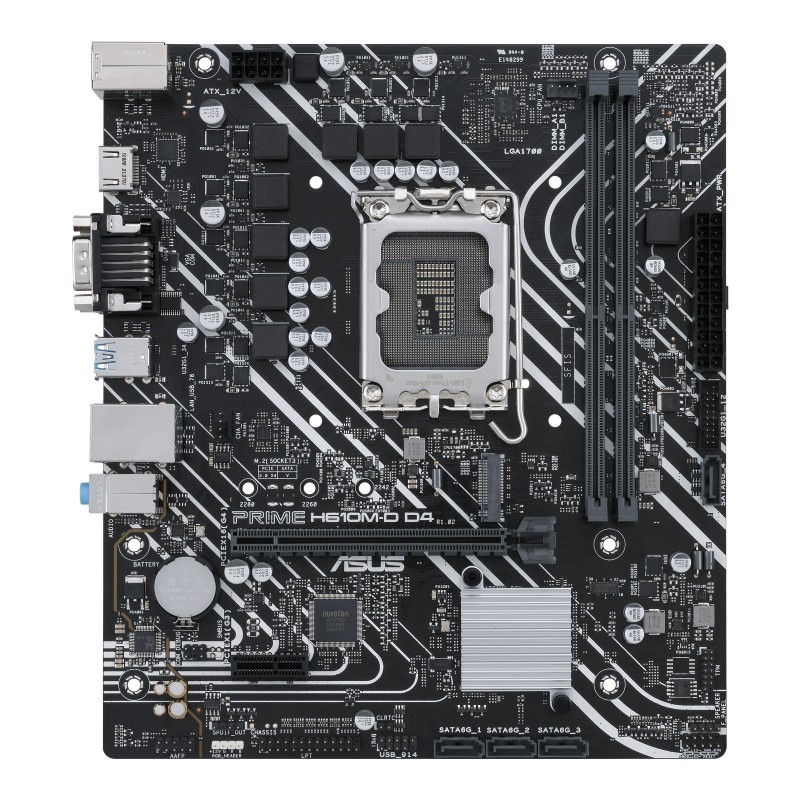 4711081540489 - PRIME H610M-D D4 Mainboard Sockel (PC) Intel® 1700 Formfaktor (Details) Micro-ATX Mainboard-Chipsatz Intel® H610