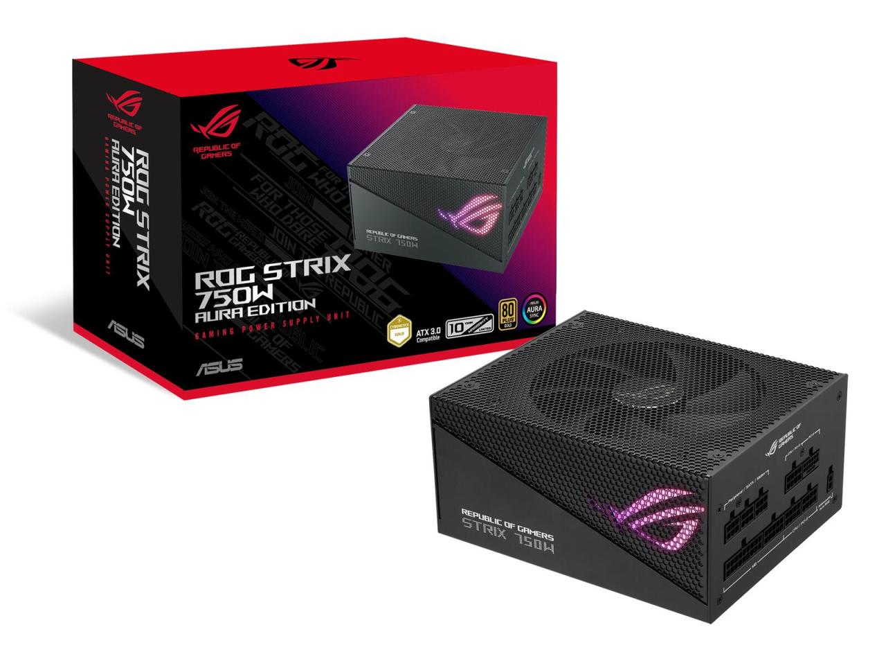 4711081722366 - ASUS ROG STRIX Gold Aura Edition - 750W Netzteile - 750 Watt - 135 mm - ATX 30 - 80 Plus Gold zertifiziert