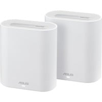 4711081864530 - 0 ASUS ExpertWiFi EBM68 2er Set Tri-Band WiFi 6 Mesh WiFi System (bis zu 5 SSIDs benutzerdefiniertes Gästeportal 25 Gbi