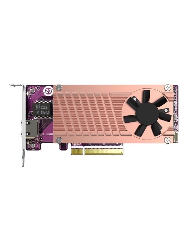 4711103080078 - QM2-2P10G1TB 2 x PCIe Gen3 NVMe SSD & 1 x 10GbE Port Erweiterungskarte