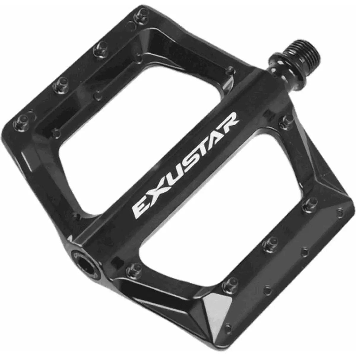 4711110483213 - MTB Pedal E-PB571 Aluminium Black Flat 117x116mm 482g