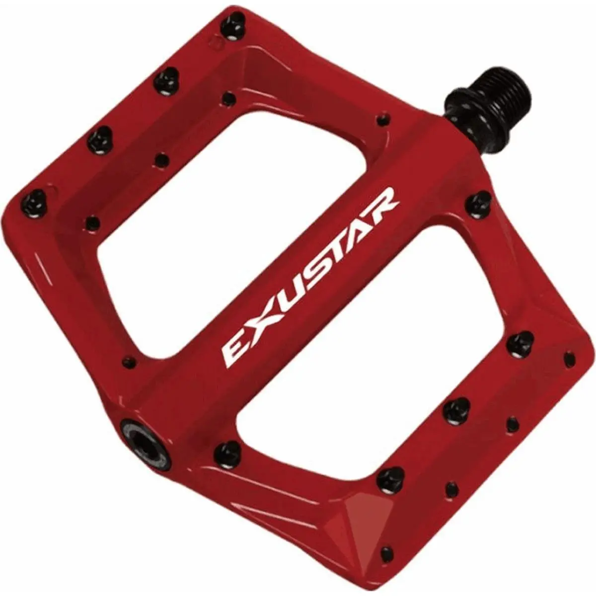 4711110483220 - MTB Pedal E-PB571 Aluminium Red Flat 117x116mm