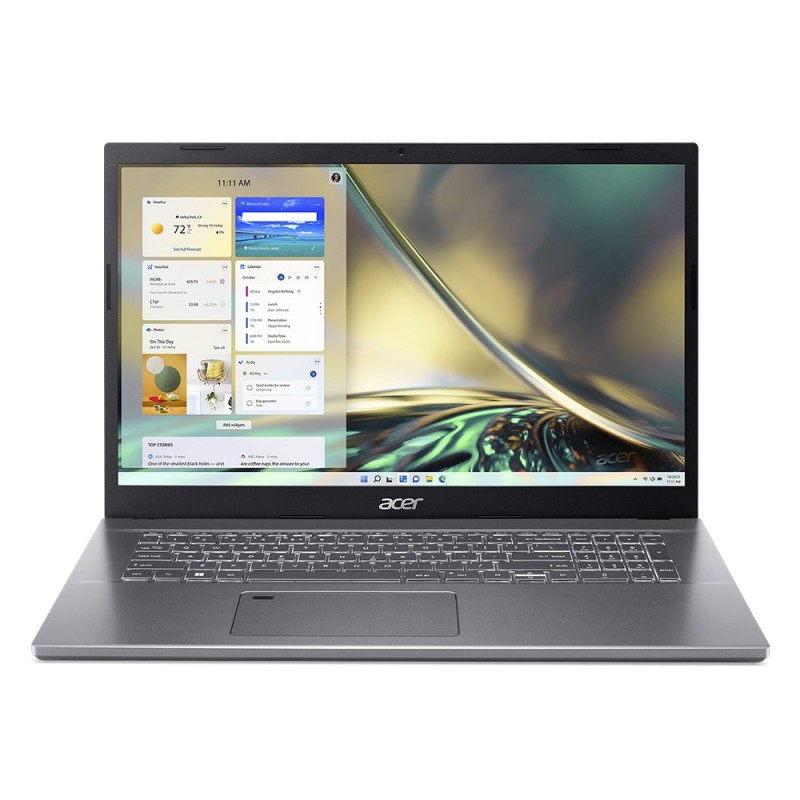 4711121184789 - Aspire 5 A517-53G - Intel Core i7 1260P   21 GHz - Win 11 Home - GF RTX 2050 - 16 GB RAM - 1024 TB SSD - 439 cm (173) IPS 1920 x 1080 (Full HD) - Wi-Fi 6 - Stahlgrau - kbd Deutsch