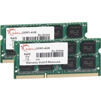 4711148594820 - SO-DIMM 8 GB DDR3-1066 (2x 4 GB) Dual-Kit Arbeitsspeicher