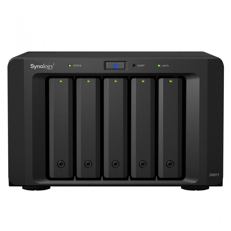 4711174722679 - DX517 DX517 schwarz 635 cm (25 Zoll) und 889 cm (35 Zoll) 0 TB extern 4711174722679 Synology