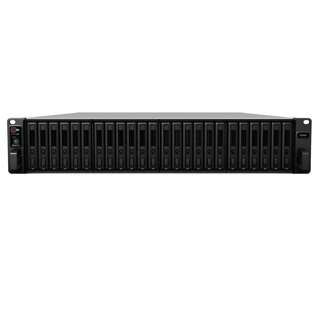 4711174723614 - FlashStation FS3600 - NAS-Server - 24 Schächte - Rack - einbaufähig - RAID 0 1 5 6 10 JBOD RAID F1