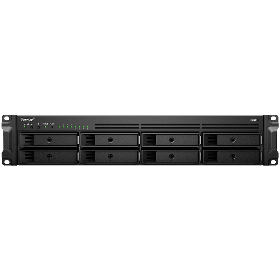 4711174723683 - SYNOLOGY NAS-Server RS1221+ 8-Bay NAS-Rackmount silberfarben (schwarz silberfarben) NAS-Server