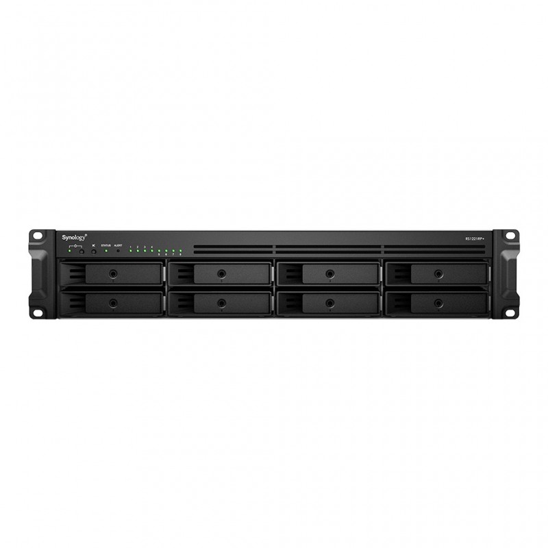 4711174723690 - SYNOLOGY NAS-Server RS1221RP+ 8-Bay NAS-Rackmount silberfarben (schwarz silberfarben) NAS-Server