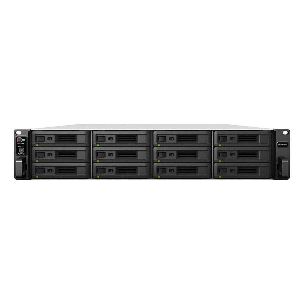 4711174724062 - SYNOLOGY NAS-Server RS3621RPxs 12-bay NAS-Rack silberfarben (schwarz silberfarben) NAS-Server