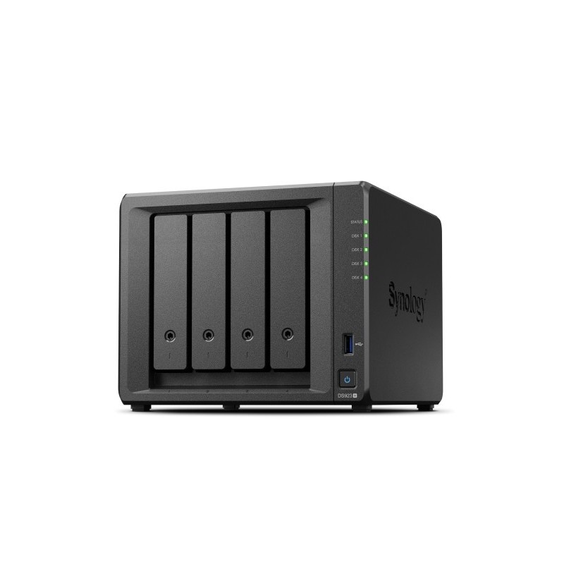 4711174724451 - Disk Station DS923+ - NAS-Server - 4 SchÃ¤chte - SATA 6Gb s   eSATA - RAID RAID 0 1 JBOD 5 6 10 - RAM 4 GB