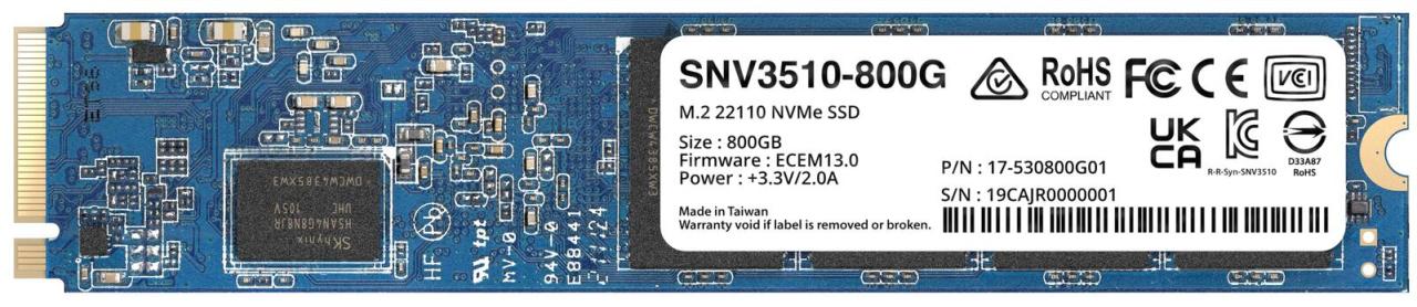 4711174724628 - SNV3510-800G - solid state drive - 800 GB - PCI Express 30 x4 (NVMe)