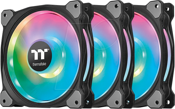 4711246874718 - Riing Duo 14 RGB Radiator Fan TT - Gehäuselüfter - 140 mm - Schwarz -