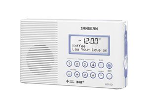 4711317992464 - H203 Badradio dab+ ukw Taschenlampe wasserdicht Weiß - Sangean