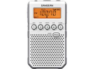 4711317995243 - dt-800 white digital radio pocket am fm mit rds lcd display wiederaufladbare batterie