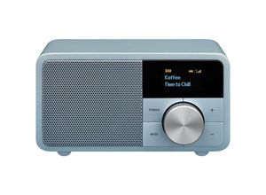 4711317995373 - DDR-7 Tischradio mit DAB+ und FM - Sleep Timer und Bluetooth-Funktion - Blau