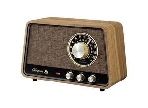 4711317997650 - Premium Wooden Cabinet WR-101 Tischradio am fm Bluetooth® aux ukw Walnuss - Sangean