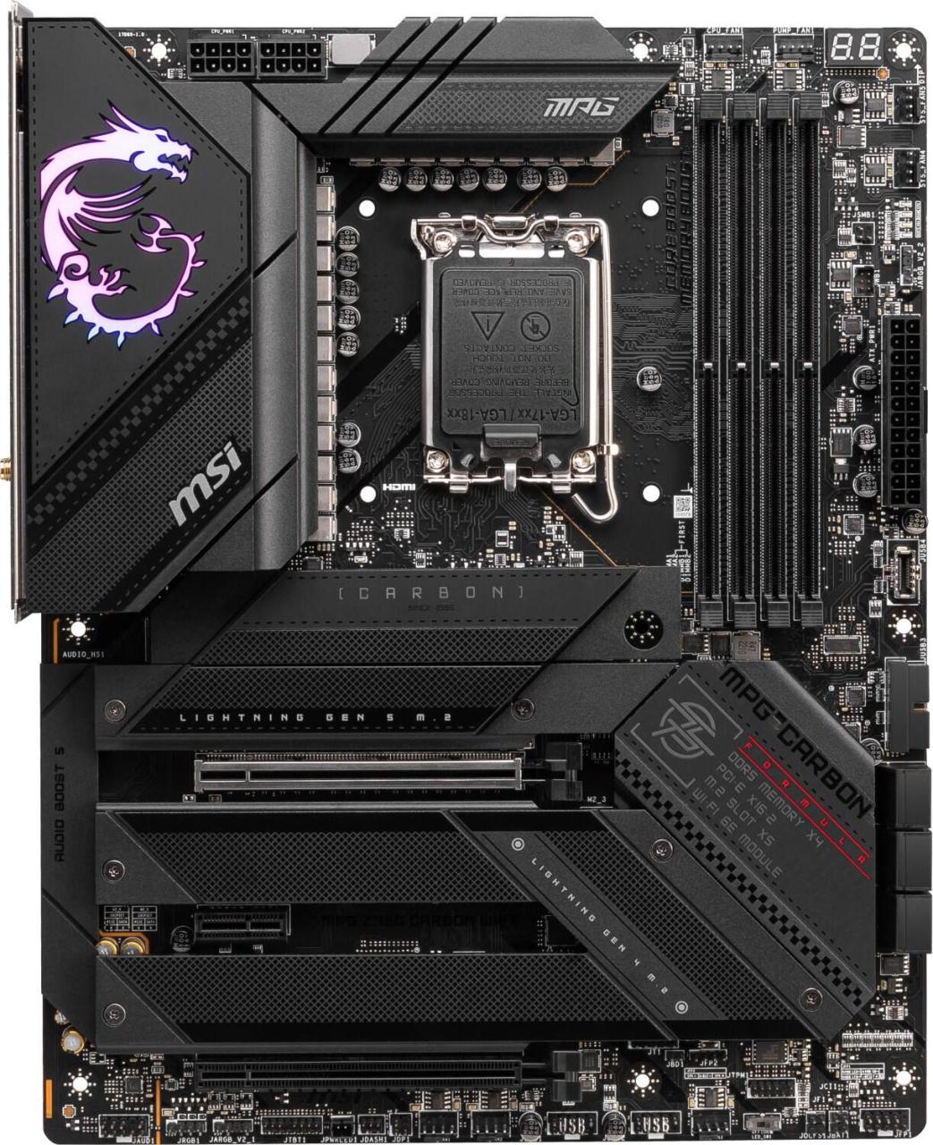 4711377012881 - MPG Z790 CARBON WIFI Mainboard Sockel (PC) Intel® 1700 Formfaktor (Details) ATX Mainboard-Chipsatz Intel® Z790