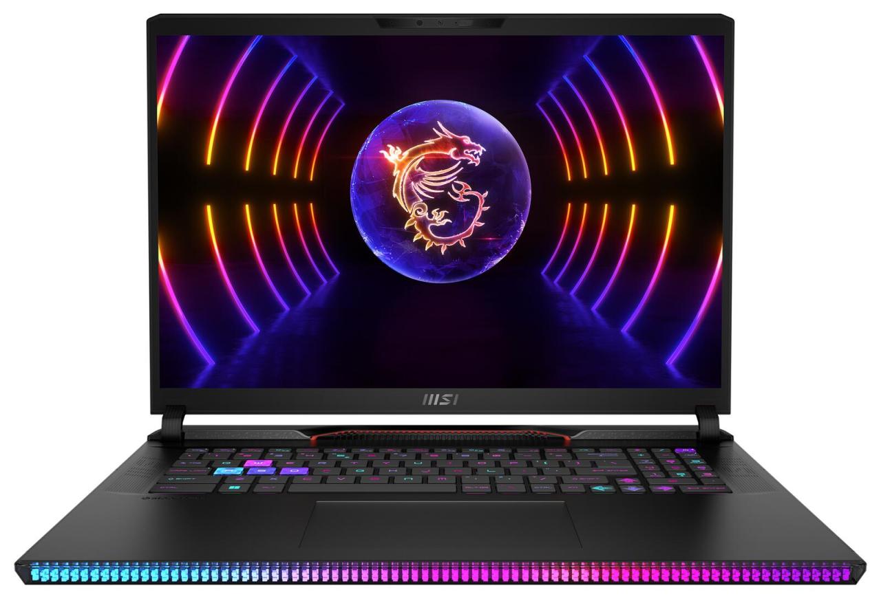 4711377042697 - Notebook Raider GE78 HX 13VI-018 432 cm (17 Zoll) QHD+ Intel® Core™ i9 i9-13980HX 64 GB RAM 4 TB SSD Nvidia GeForce RTX 4090 Win 11 Home Schwarz 0017S1-018