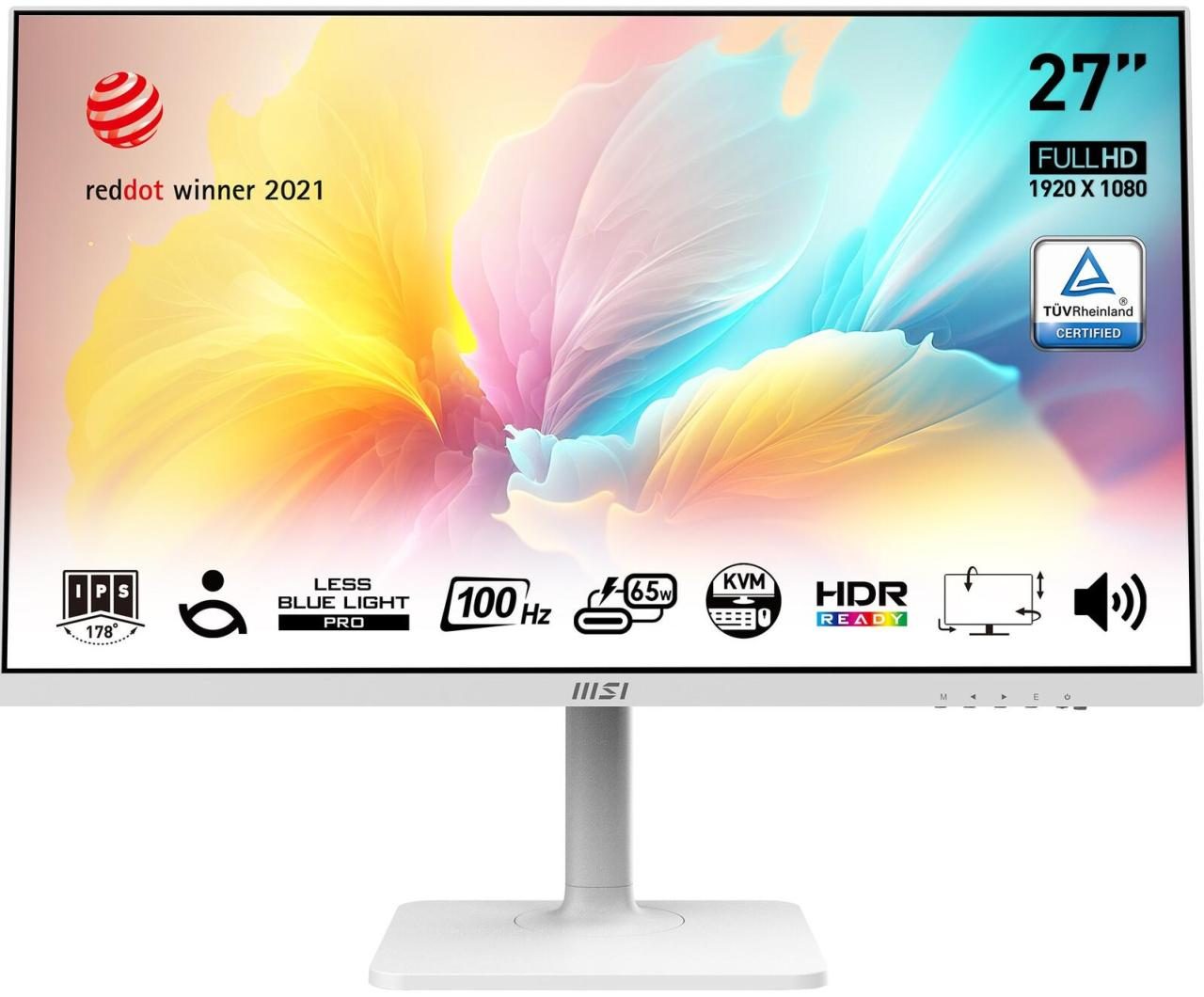 4711377090391 - Modern MD272XPWDE LCD-Monitor EEK D (A - G) 686 cm (27 Zoll) 1920 x 1080 Pixel 169 4 ms HDMI® DisplayPort Kopfhörer-Buchse USB-B USB-C® IPS LCD