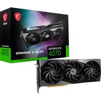 4711377112154 - Grafikkarte GeForce RTX 4070 GAMING X SLIM 12G Grafikkarten schwarz Grafikkarten