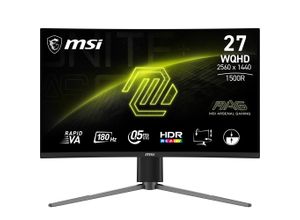 4711377178013 - F (A bis G) Curved-Gaming-Monitor MAG 27CQ6PF Monitore 3 Jahre Herstellergarantie höhenverstellbar schwarz Monitore