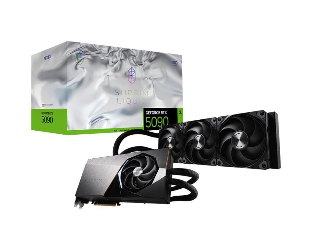 4711377296380 - GeForce RTX 5090 SUPRIM LIQUID SOC - 32GB GDDR7 RAM - Grafikkarte