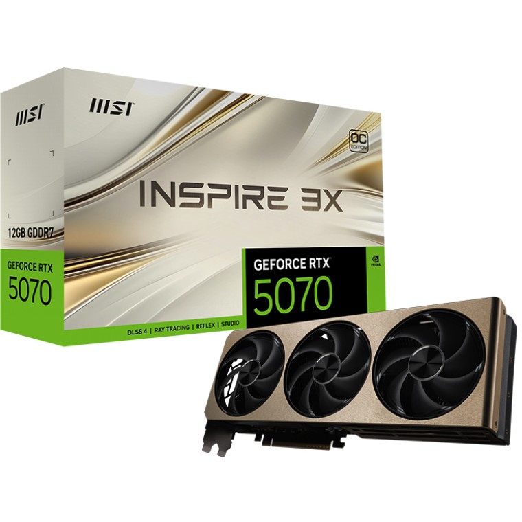 4711377308151 - GeForce RTX 5070 Inspire 3X OC - 12GB GDDR7 RAM - Grafikkarte