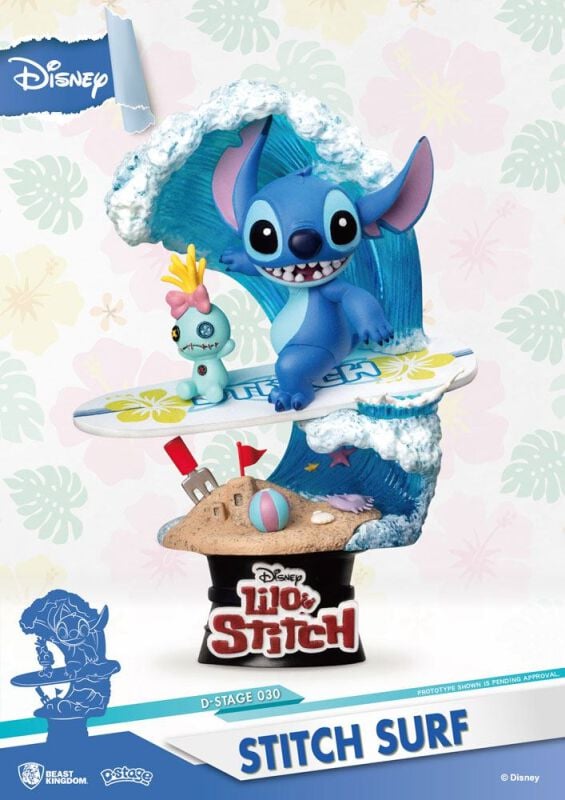 4711385241327 - Surfer Stitch (Disney Summer Series D-Stage) Statue multicolor