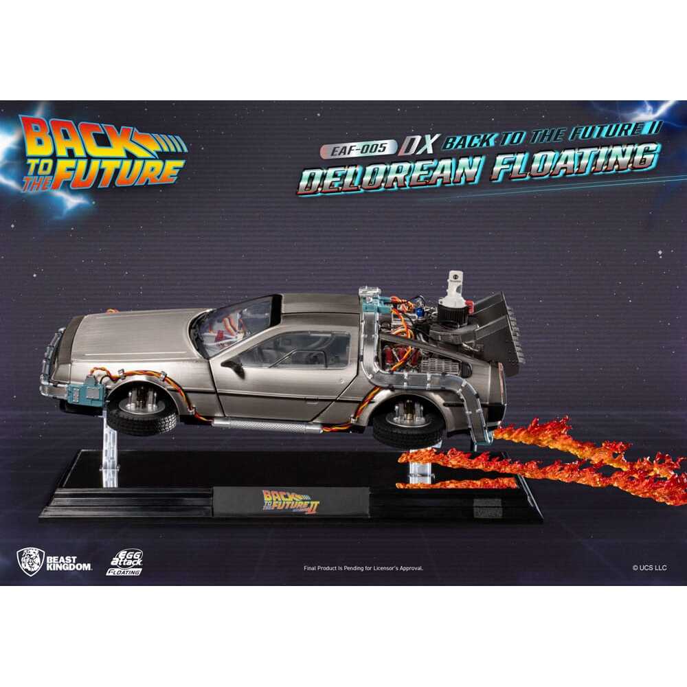 4711385243116 - Statuette Egg Attack Floating Back to the Future II DeLorean