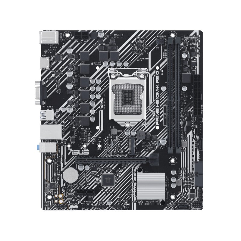 4711387113189 - ASUS PRIME H510M-K R20 Mainboard - Intel H470 - Intel LGA1200 socket - DDR4 RAM - Micro-ATX