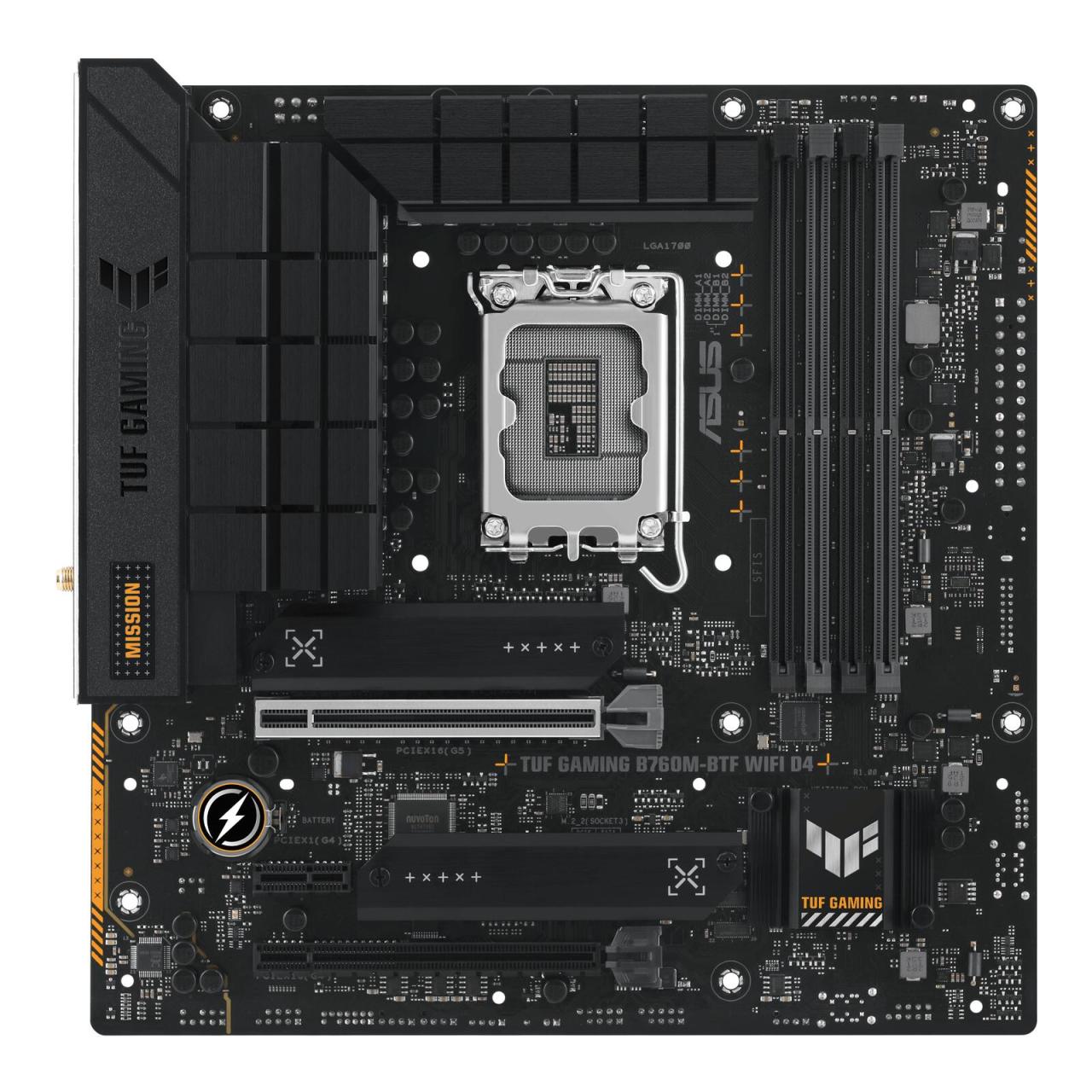 4711387132029 - TUF GAMING B760M-BTF WIFI D4 Mainboard Sockel (PC) Intel® 1700 Formfaktor (Details) Micro-ATX Mainboard-Chipsatz Intel® B760