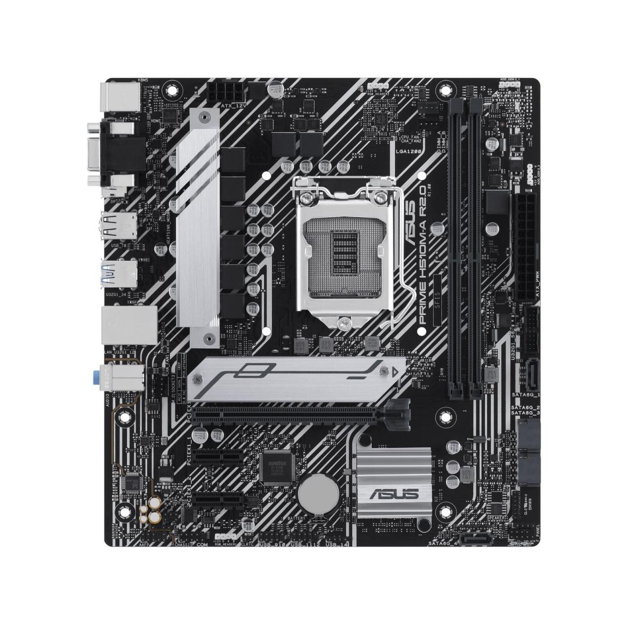 4711387234891 - PRIME H510M-A R20 Mainboard Sockel (PC) Intel® 1200 Formfaktor (Details) Micro-ATX Mainboard-Chipsatz Intel® H470