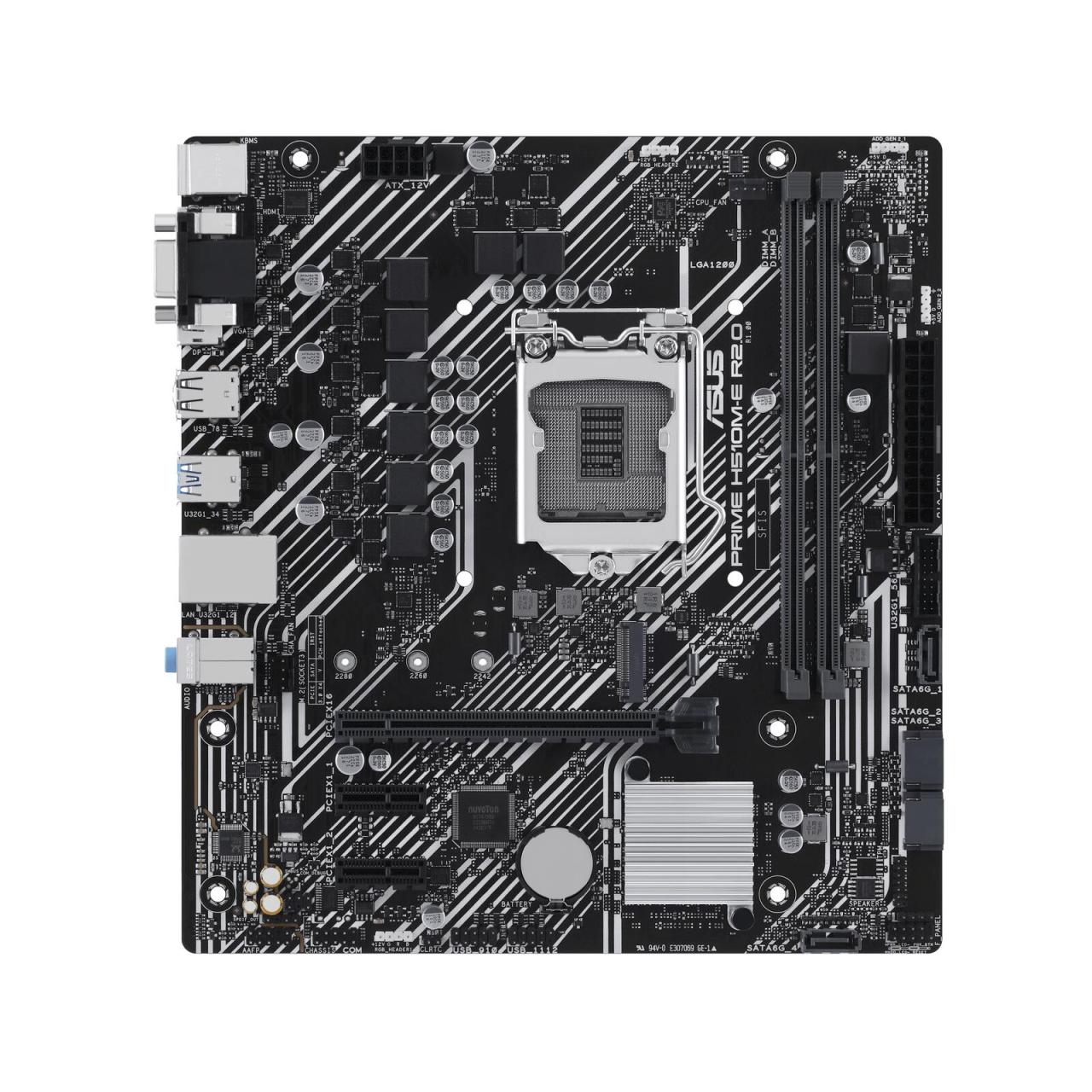 4711387234945 - PRIME H510M-E R20 Mainboard Sockel (PC) Intel® 1200 Formfaktor (Details) Micro-ATX Mainboard-Chipsatz Intel® H470