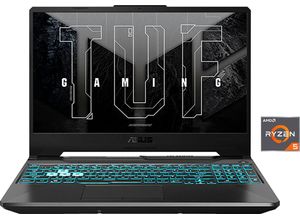 4711387574201 - ASUS Gaming-Notebook TUF Gaming A15 Laptop Full HD IPS-Display 16GB RAM Windows 11 Home Notebooks FA506NC-HN001W R5-7535HS Gr 16 GB RAM 512 GB SSD Ryzen 5 schwarz (graphite black) 15 Notebook Bestseller