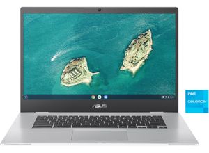 4711387698907 - ASUS Chromebook CX1 CX1500CKA-NJ0357 Notebooks Gr 4 GB RAM 128 GB SSD Celeron silberfarben (transparent silber)