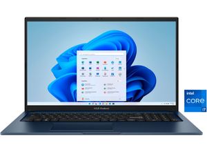 4711387762516 - ASUS Notebook Vivobook 17 X1704VA-AU115W Notebooks Gr 16 GB RAM 512 GB SSD Core i7 Windows 11 Home blau (quiet blue)