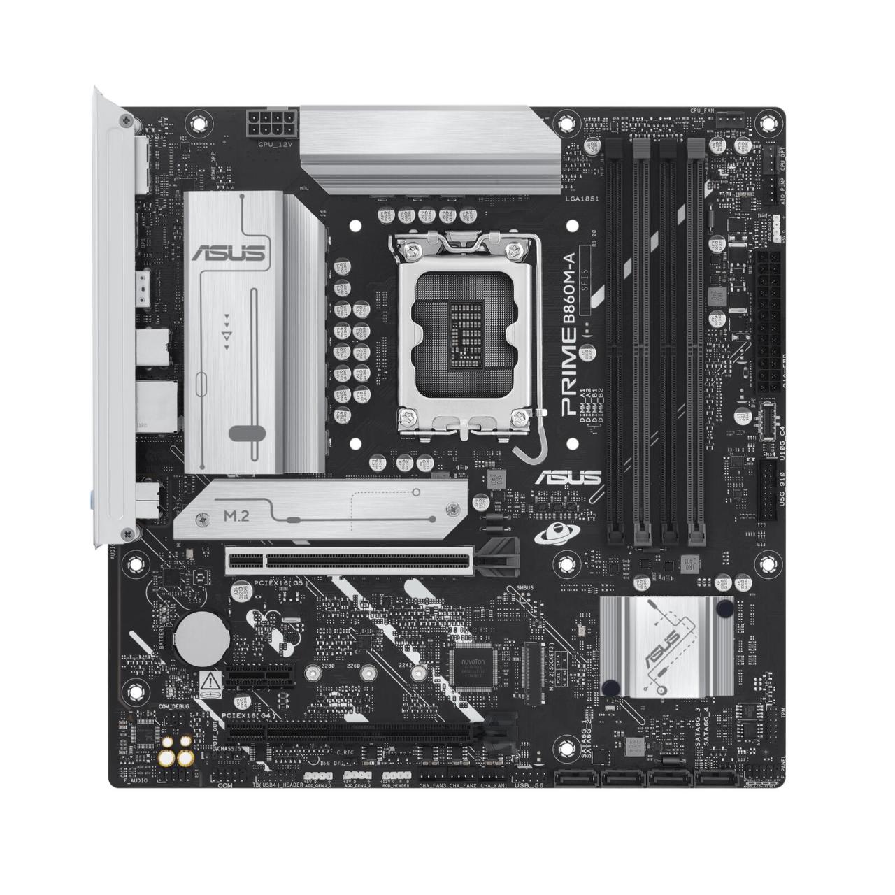 4711387819869 - ASUS PRIME B860M-A-CSM Mainboard - Intel B860 - Intel LGA1851 socket - DDR5 RAM - Micro-ATX