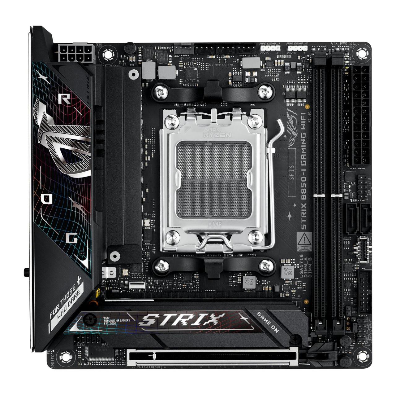 4711387823620 - ASUS ROG STRIX B850-I GAMING WIFI Mainboard - AMD B850 - AMD AM5 socket - DDR5 RAM - Mini-ITX