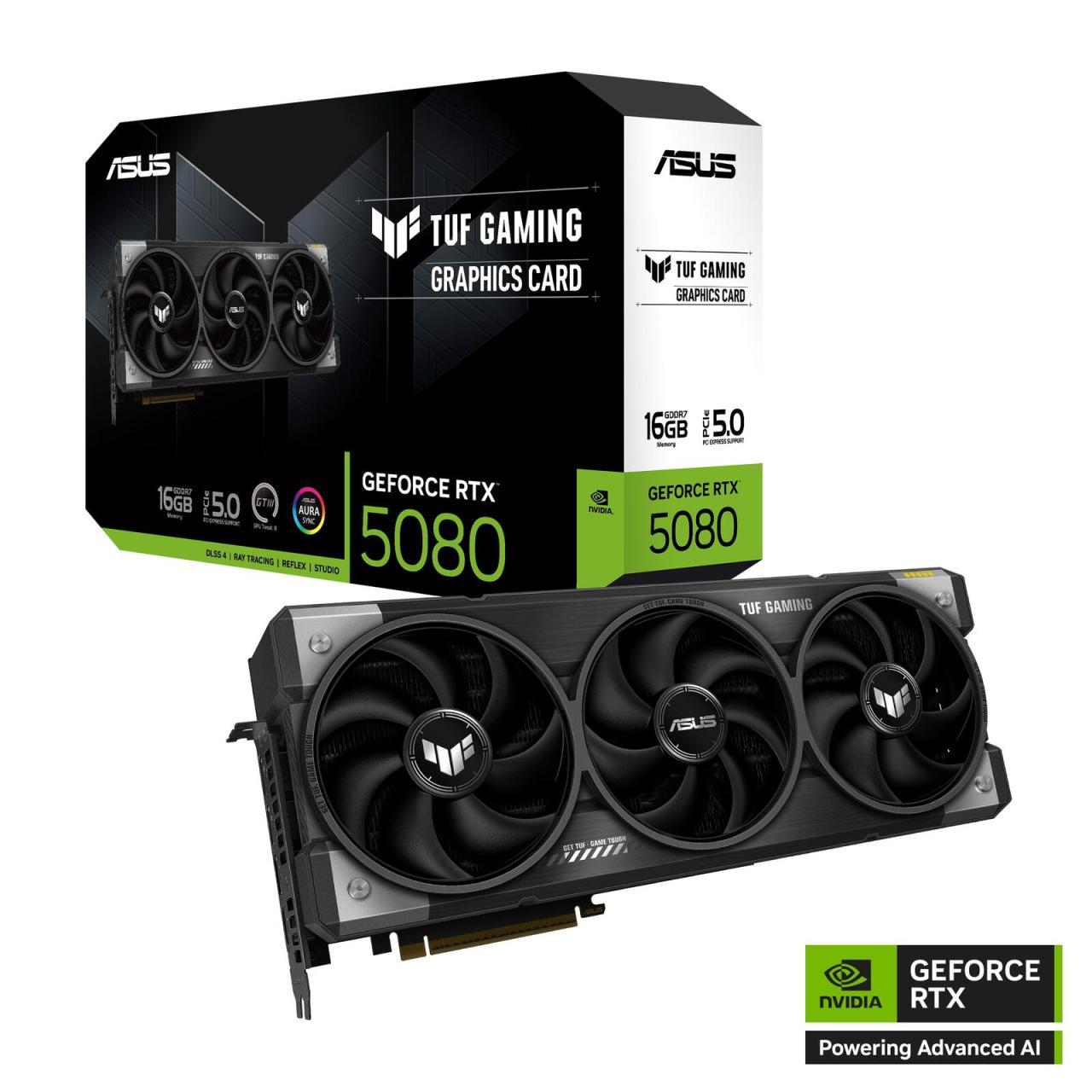 4711387868348 - 0 ASUS TUF Gaming GeForce RTX 5080 16GB GDDR7 Gaming Grafikkarte