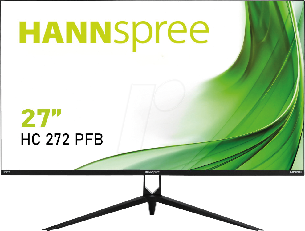 4711404023910 - HC272PFB LED-Monitor 686 cm (27 Zoll) EEK F (A - G) 2560 x 1440 Pixel QHD 4 ms HDMI® DisplayPort Kopfhörer (35 mm Klinke) AHVA LED