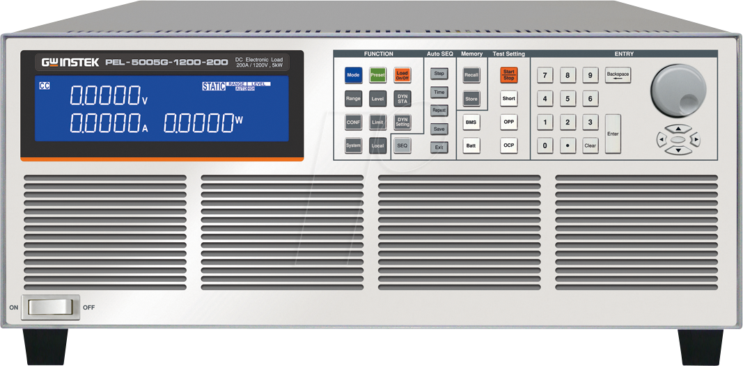 4711458120047 - PEL-5005G-12-200 - Elektronische Last 5000 W 200 A 1200 V GPIB RS232 USB LAN