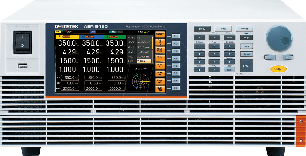 4711458121150 - ASR-6450 - Labornetzgerät 4500 VA programmierbar AC DC