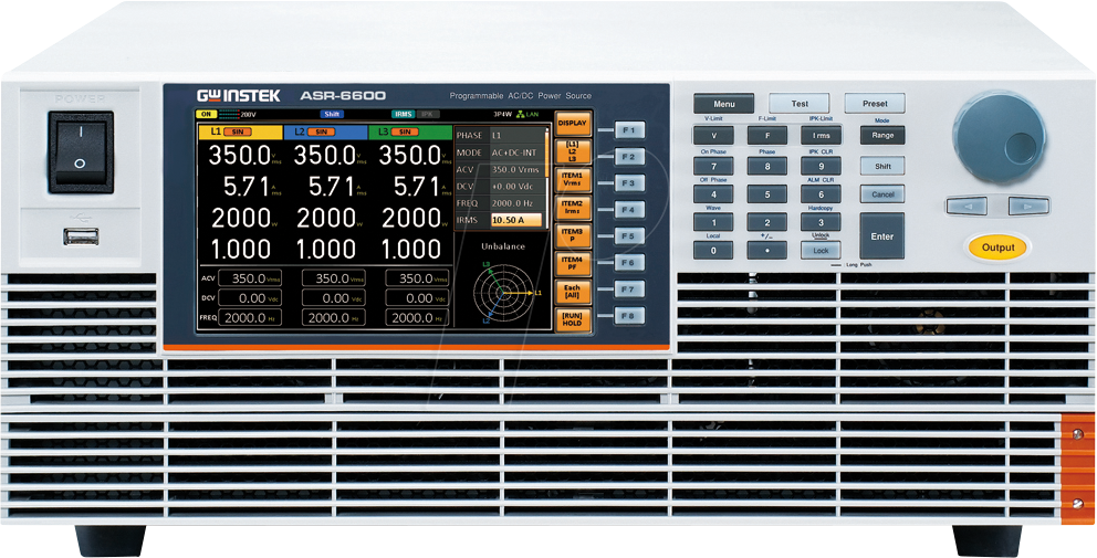 4711458121167 - ASR-6600 - Labornetzgerät 6000 VA programmierbar AC DC