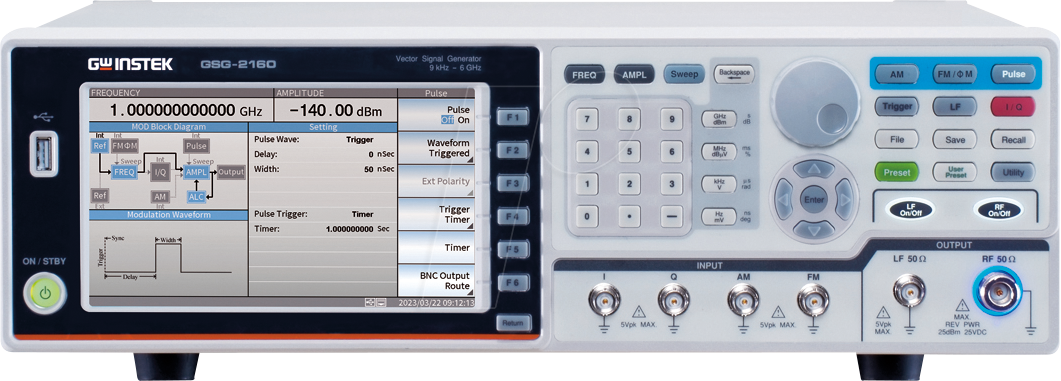 4711458121815 - GSG-2060 GPIBAUX - Vektor-Signalgenerator GSG-2060 GPIB AUX CE 9 kHz - 6 GHz