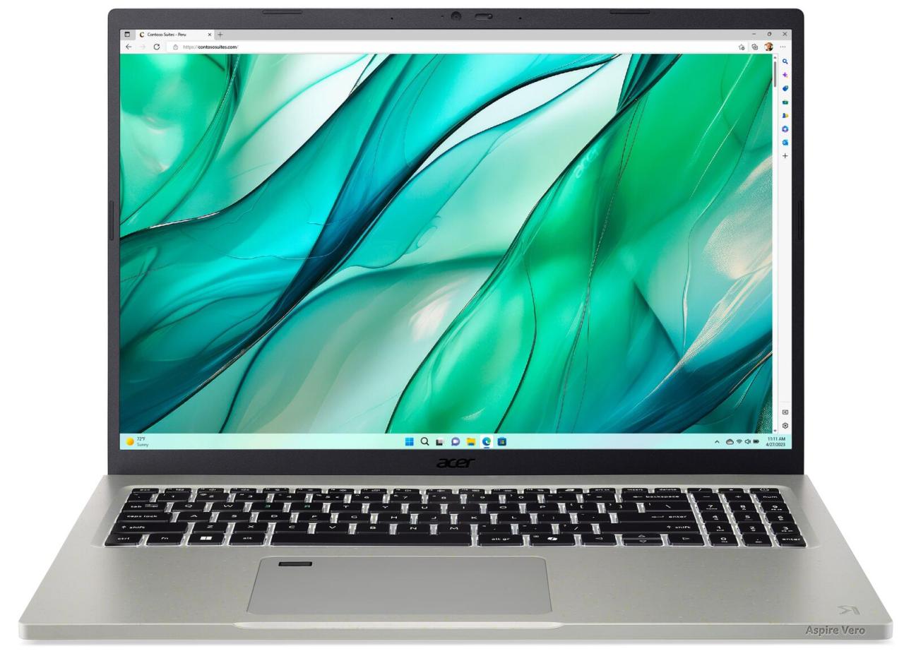 4711474049636 - acer Aspire Vero 16 AV16-51P-71VG Notebook 406 cm (160 Zoll) 16 GB RAM 1 TB SSD Intel® Core™ Ultra 7 155U