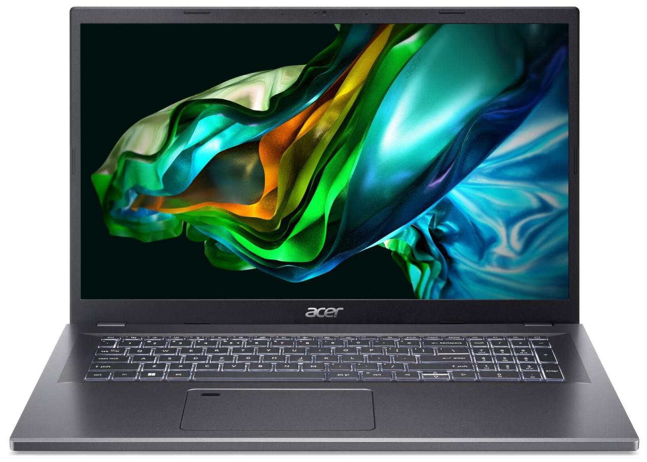 4711474062161 - acer Aspire 17 A17-51M-74F2 Notebook 439 cm (173 Zoll) 32 GB RAM 1 TB SSD Intel® Core™ 7 150U
